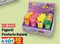 GLOBOX FİGÜRLÜ FOSFORLU KALEM GLOBOX FİGÜRLÜ FOSFORLU KALEM